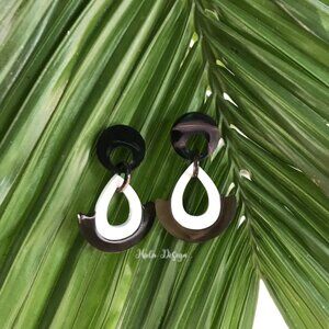 Horn Hoop Earrings